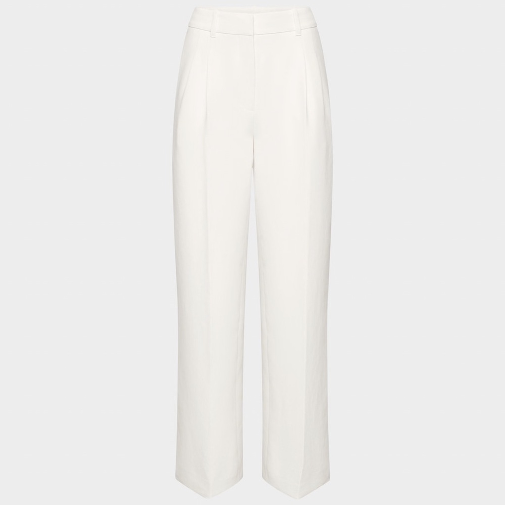 Aritzia Wilfred The Effortless Pant Crepette (Light Birch)